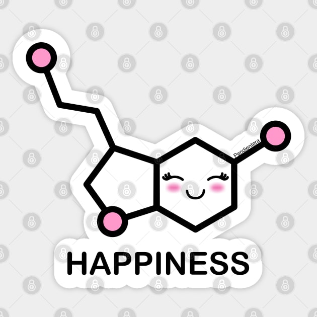 Happiness cute serotonine Sticker by Pendientera